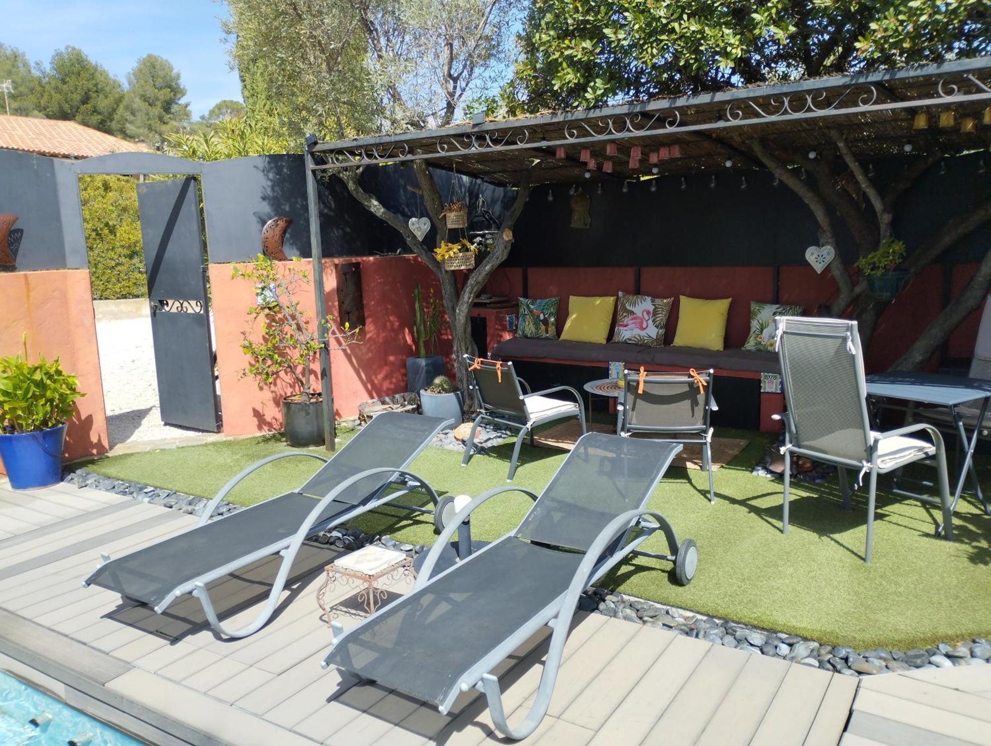 Villa Les Arbousiers La Cadière-d'Azur Exterior foto
